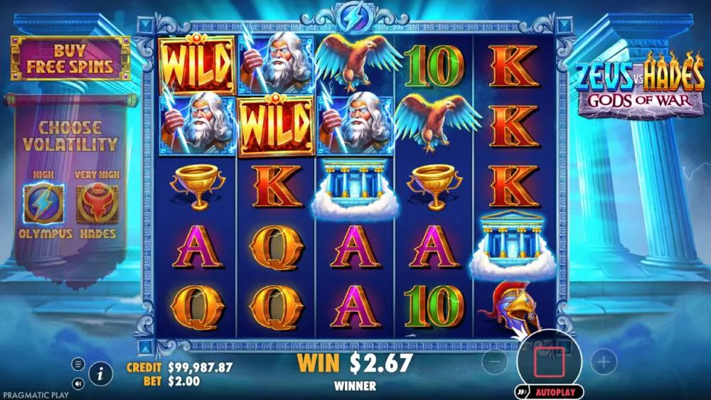 Inventaire des bonus de Zeus vs Hades Inventaire des bonus de Zeus vs Hades